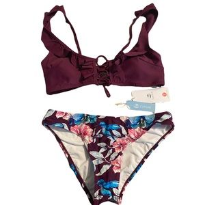 CUPSHE Two Piece Bathing Suit